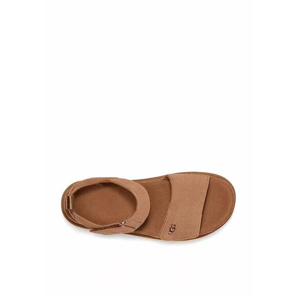 NEW UGG women's goldenstar sandal in chestnut - Picture 2 of 3